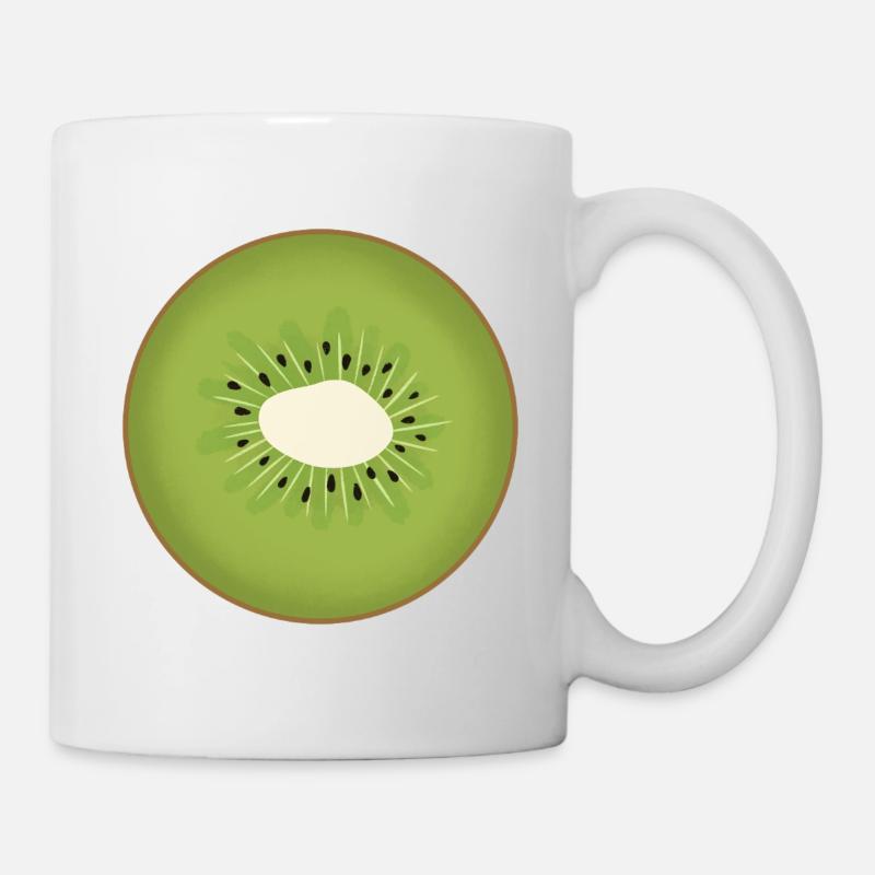 Tranche de kiwi - Mug blanc - blanc