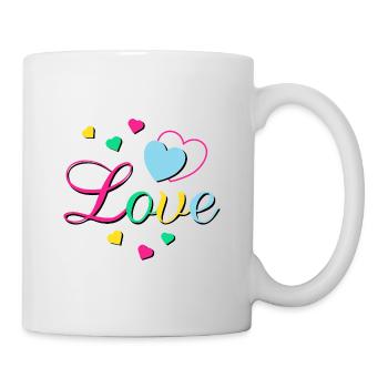 Love Hearts - Mug - white - Right