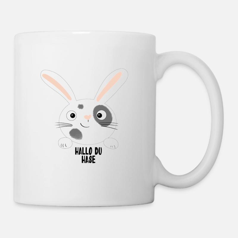 Hallo Du Hase - Tasse - Weiß