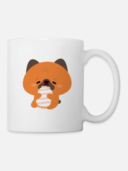 Schläfriger Deutscher Schäferhund - Tasse - Weiß