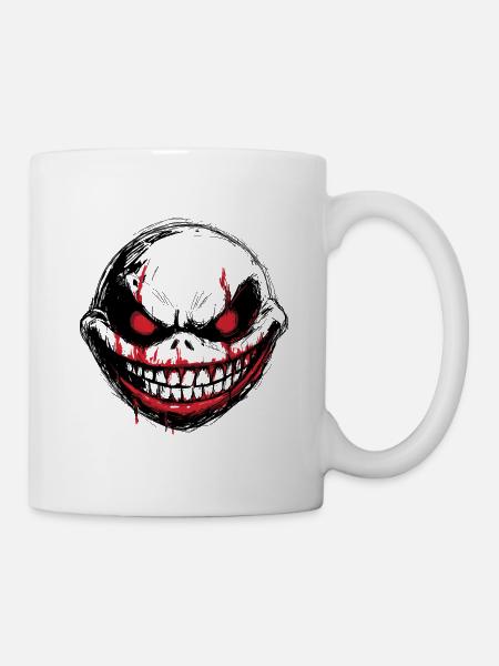 Monster fantasy bissig - Tasse - Weiß