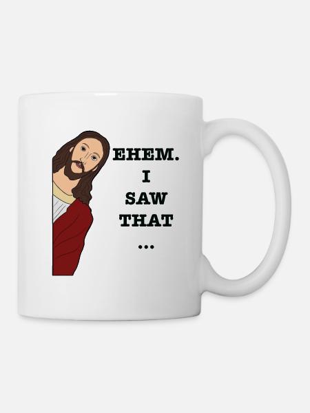 I saw that - Tasse - Weiß