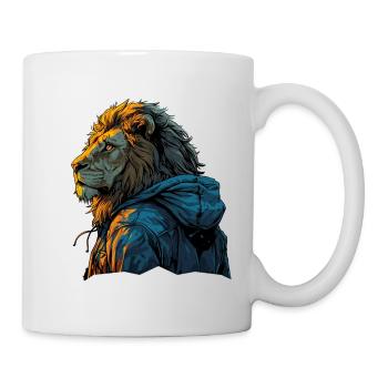 Lion d’Afrique Safari - Mug blanc - blanc - Droite