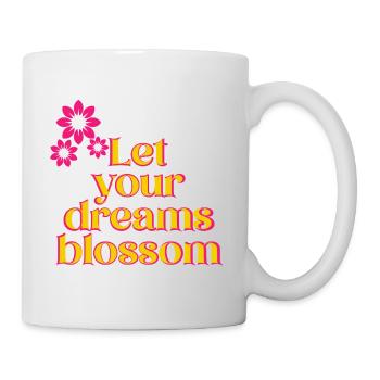 Blossom Vibes: Dreaming in colour - Mug - white - Right
