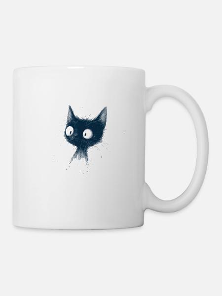 Cute Little Cat - Cat Fans - Mug - white