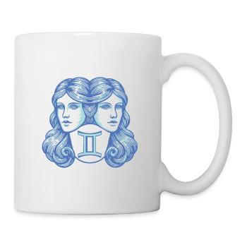 SZ Zwillinge - Tasse - Weiß - Rechts
