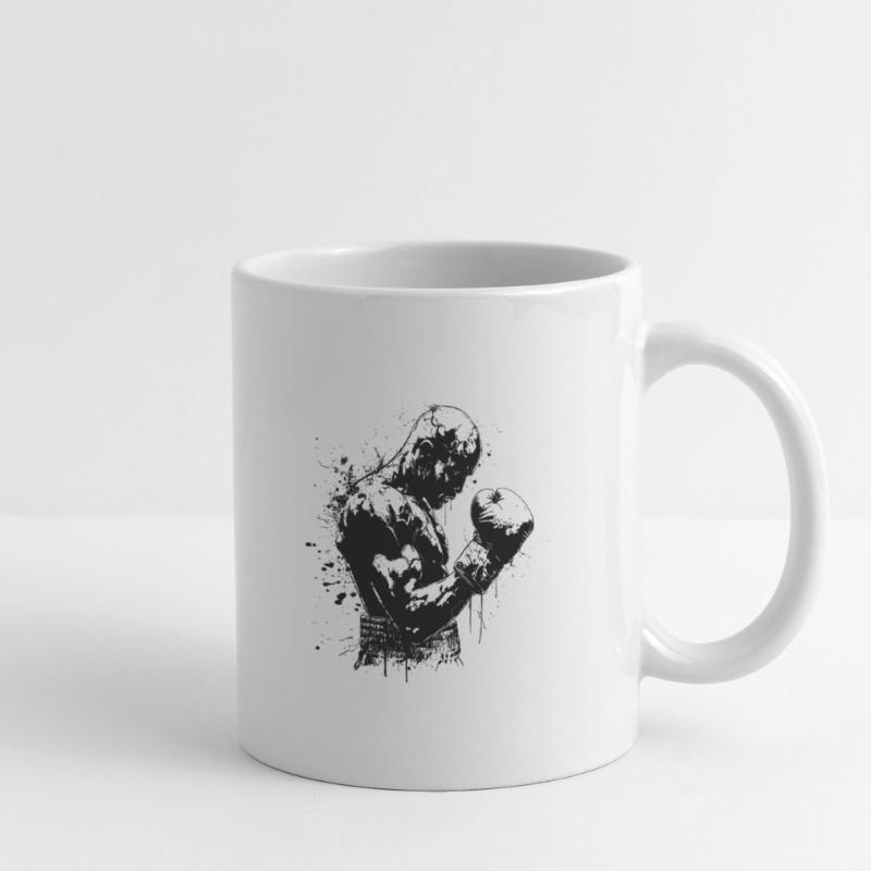 Boxe Boxe Ring Boxe Mug blanc