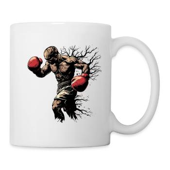 boxen boxkampf kampfsport boxer training - Tasse - Weiß - Rechts