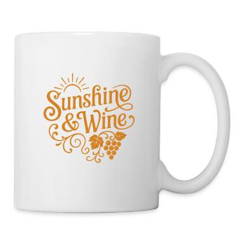 Sunshine and Wine – Pure Summer Wine Moments - Mug - white - Right