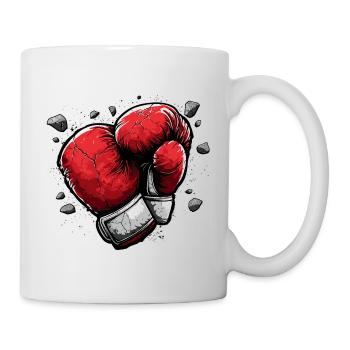 Boxing Gloves Boxsport Boxer Heavyweight - Mug - white - Right