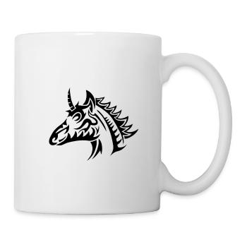 Einhorn - Tasse - Weiß - Rechts