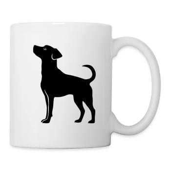 Jack russel terrier hund haustier - Tasse - Weiß - Rechts