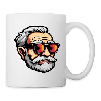 Grand-père Grand-père Lunettes Grand-père Opi - Mug blanc - blanc - Droite
