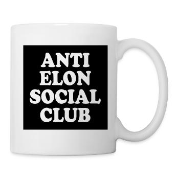 anti elon social club - Tasse - Weiß - Rechts