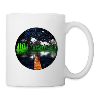 Cosmic Lake Scene - Mug - white - Right