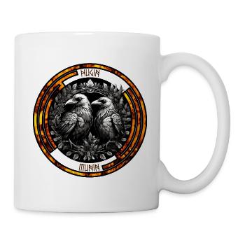 Raben - Tasse - Weiß - Rechts