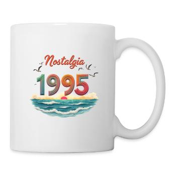 Nostalgia 1995 – Retro Sunset Design - Mug - white - Right
