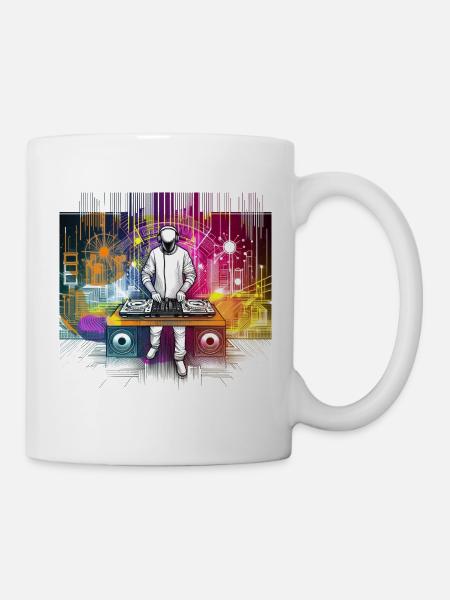 DJ - Tasse - Weiß