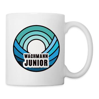 Wachmann Junior Nachfolger Nachwuchs Azubi Sohn - Tasse - Weiß - Rechts