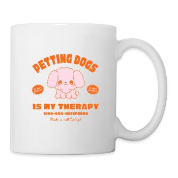 Hundetherapie mit Kaffee-Charme - Tasse - Weiß - Rechts