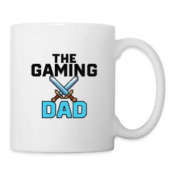 The Gaming Dad - Pixel Art Gamer Papa - Tasse - Weiß - Rechts