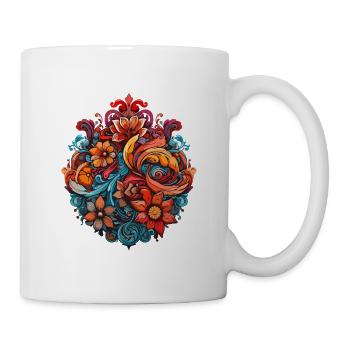 Floral ornament - Mug - white - Right