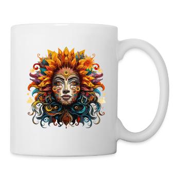Sun portrait - Mug - white - Right