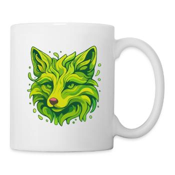 Neon Fuchs - Tasse - Weiß - Rechts
