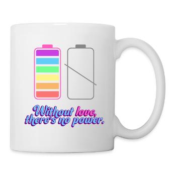 No power without Love - Mug - white - Right