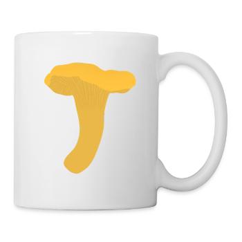Pfifferlinge - Tasse - Weiß - Rechts