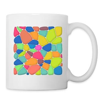 stone mosaic - Tasse - Weiß - Rechts