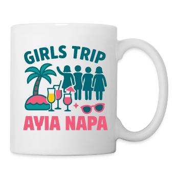 Voyage entre filles Ayia Napa Party - Mug blanc - blanc - Droite