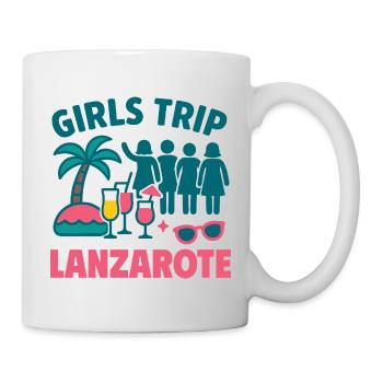Voyage entre filles Lanzarote Fête - Mug blanc - blanc - Droite