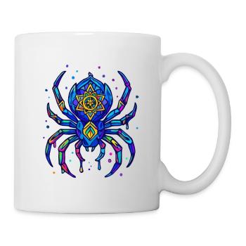 Araignée néon - Mug blanc - blanc - Droite