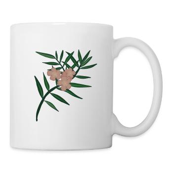Oleander Flower Branch - Mug - white - Right