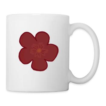 Red Flower - Mug - white - Right