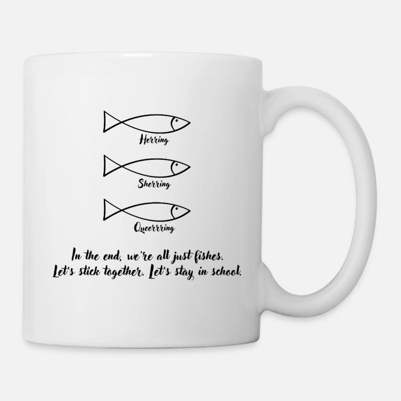 Schulterschluss der Vielfalt - Tasse - Weiß