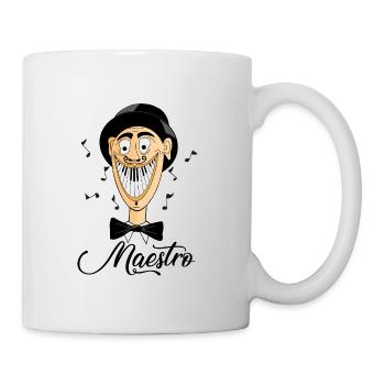Maestro – De la musique avec le sourire - Mug blanc - blanc - Droite