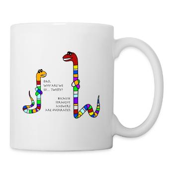 Twisty snakes - Mug - white - Right