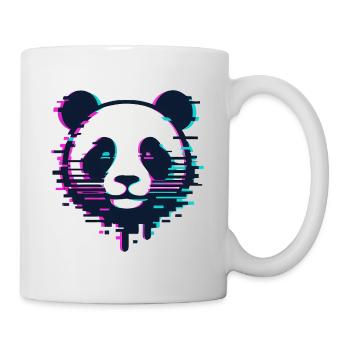 Glitch Panda - Tasse - Weiß - Rechts