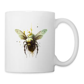 Tropfbiene - Tasse - Weiß - Rechts