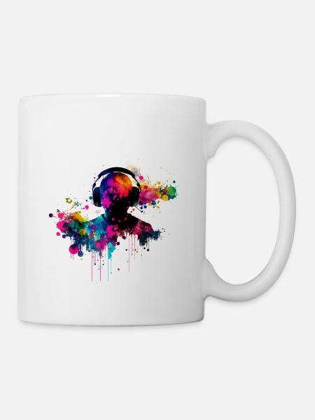 Sound Splash - Tasse - Weiß