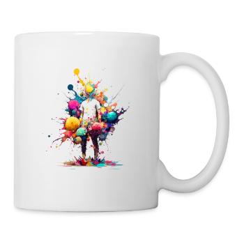 Planète de couleur - Mug blanc - blanc - Droite
