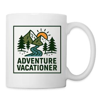 Adventure Vacationer Adventure Vacation Backpacking - Mug - white - Right