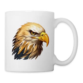Eagle Head Eagle Head Bird of Prey Bird of Prey Animal Nature - Mug - white - Right