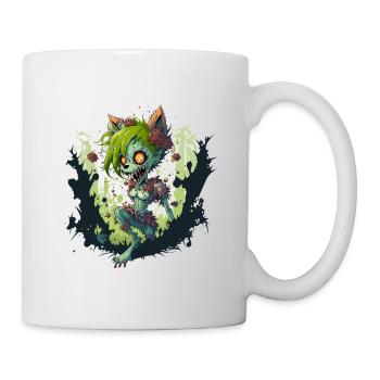 Zombie Fuchs - Tasse - Weiß - Rechts