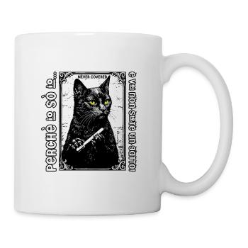 Ich weiß, dass du und ich keine Katze sind! - Tasse - Weiß - Rechts