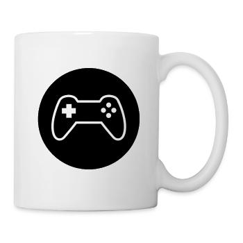 Gamepad Logo, Controller - Mug - white - Right