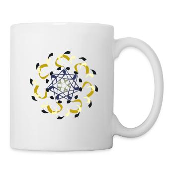Intricate Mandala Pattern in Earth Tones - Mug - white - Right