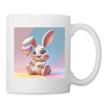 Zinzinuo – süßer Hase für alle - Tasse - Weiß - Rechts